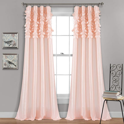 Lush Decor Circle Dream Window Curtains Panel Set 