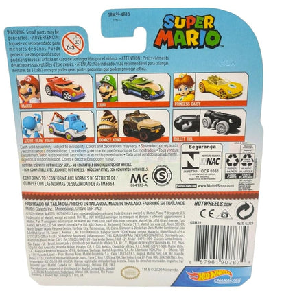 Hot Wheels Super Mario Character Cars - Light-Blue Yoshi