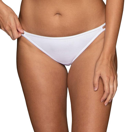 Vanity Fair Women's Illumination String Bikini Panty 18108 Style Underwear, Star White, Large
