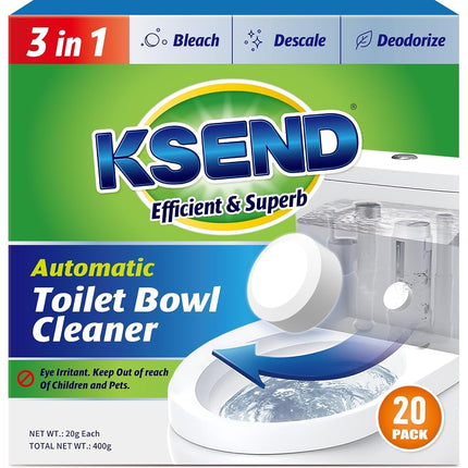 Ksend Toilet Bowl Cleaner Tablets 20 PCS - Automat