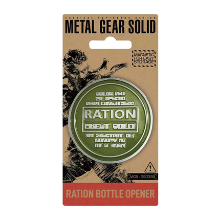 Fanatik Metal Gear Solid Ration Bottle Opener