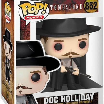 POP Tombstone - Doc Holiday Funko Vinyl Figure (Bundled with Compatible Box Protector Case), Multicolor, 3.75 inches