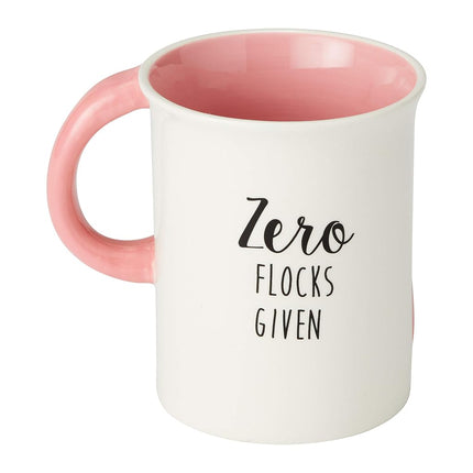Enesco Our Name is Mud « Flamingo Flock » Tasse sculptée en grès de 47 cl, multicolore, 6002634