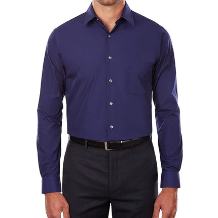 Van Heusen Men's Big Dress Shirt Tall Fit Poplin, 