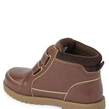 Bota corta de tobillo para niños y pequeños Gymboree, café clásico, 5 de niño
