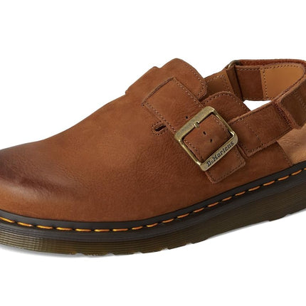 Dr. Martens Men's Jorge II Suede Slingback Mules, Desert Brown, 13 Women/12 Men