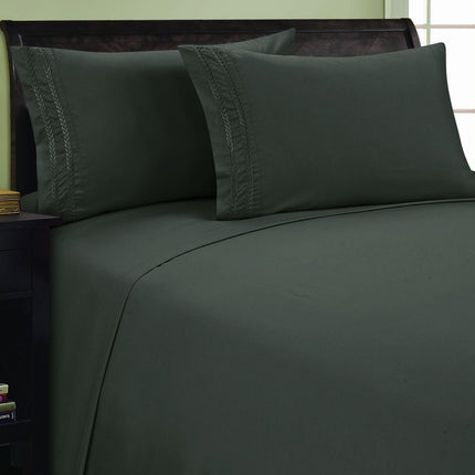 Elegant Comfort 1800 Thread Count 3 line Egyptian 