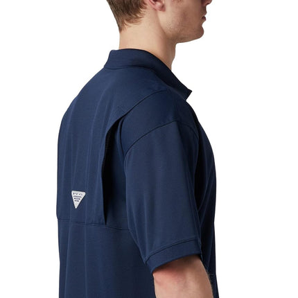 Columbia Men's Perfect Cast Polo Shirt, Collegiate Navy, XX-Small
