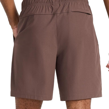 Reebok Apparel Men's Jumpstart 8” Short, Standard Fit, Lightweight Poly Fabric, Bracken, Large