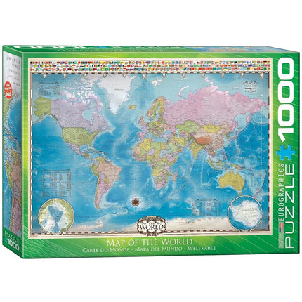 EuroGraphics Mapa del Mundo Rompecabezas de 1000 Piezas