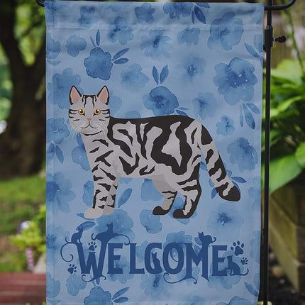 Caroline's Treasures CK4971GF Bandera de jardín con diseño de gato Scottish Straight, tamaño pequeño, multicolor