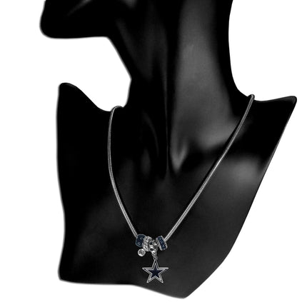 Siskiyou Sports NFL Dallas Cowboys Euro Bead Necklace, 18-Inch
