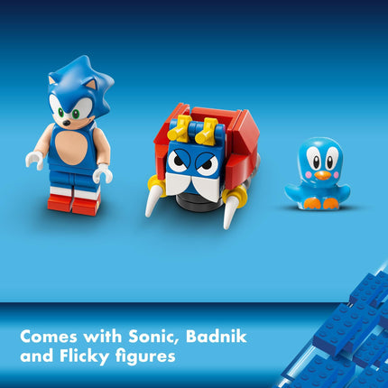 LEGO Sonic The Hedgehog Le Défi de la Sphère de Vitesse de Sonic 76990, Ensemble de Construction, Playset Sonic avec Lanceur de Sphère de Vitesse et 3 Figurines Sonic, Cadeau d'Anniversaire Amusant pour les Jeunes Fans de 6 Ans et Plus, M, 6427598