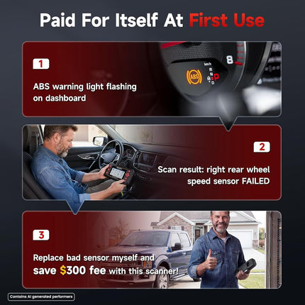 FOXWELL Car Scanner NT604 Elite OBD2 Scanner ABS SRS Transmission