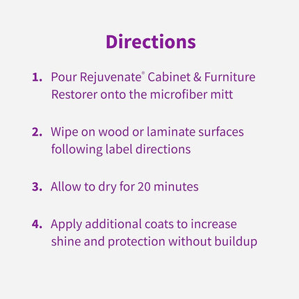 Rejuvenate Furniture Restorer, 16 Ounce