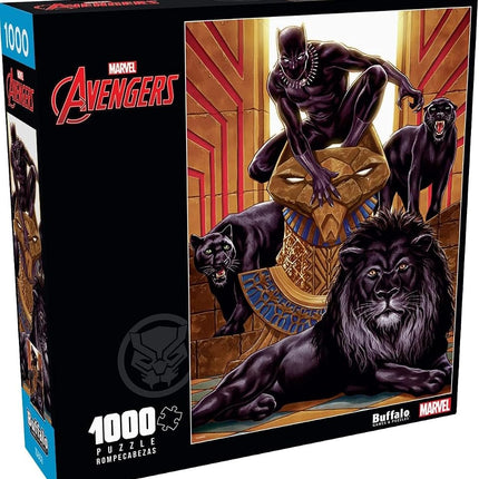 Buffalo Games - Marvel - Black Panther (Vol. 6) #1 Variant - 1000 Piece Jigsaw Puzzle for Adults Challenging Puzzle Perfect for Game Nights - Finished Puzzle Size is 26.75 x 19.75
