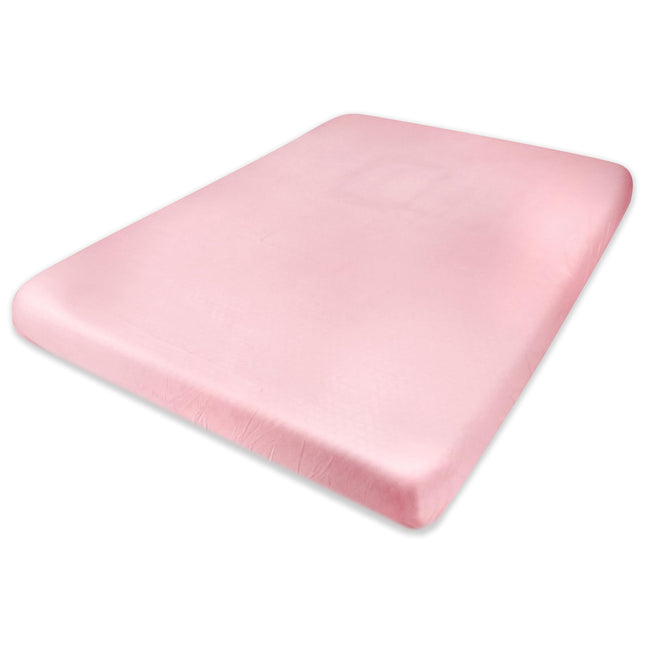 HonestBaby Organic Cotton Mini Crib Sheet, Pink, O