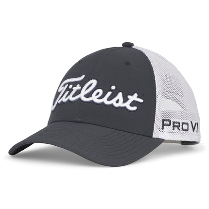 Titleist Men's Tour Performance Mesh Golf Hat Char