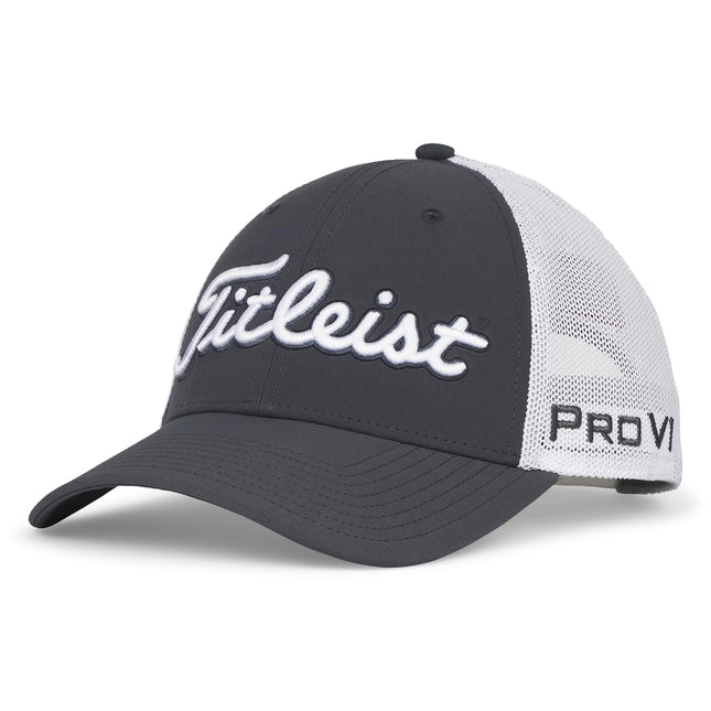 Titleist Men's Tour Performance Mesh Golf Hat Char