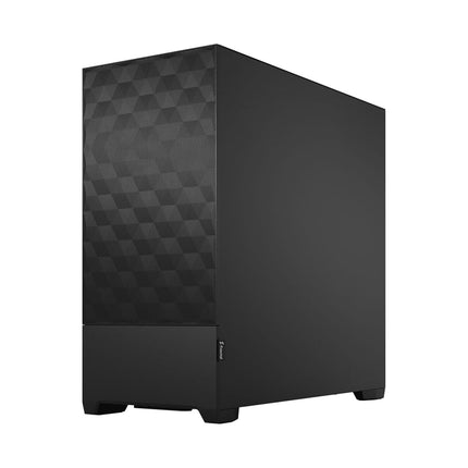 Fractal Design Pop Air Black – Solid – Honeycomb Mesh Front – Solid side panel - Three 120 mm Aspect 12 fans included – ATX High Airflow Mid Tower PC Gaming Case