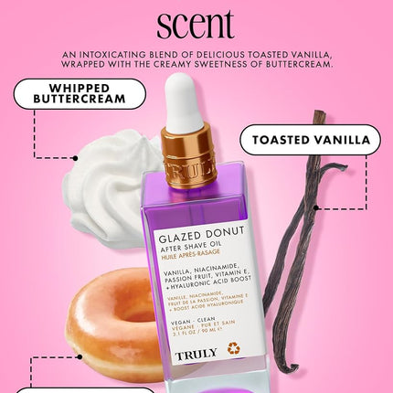 Truly Beauty Glazed Donut After Shave Oil Jumbo
