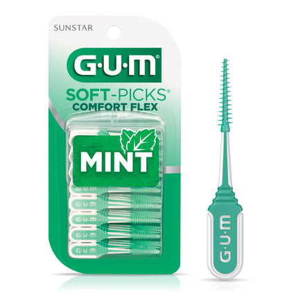 GUM-6705R Soft-Picks Comfort Flex Mint Dental Pick