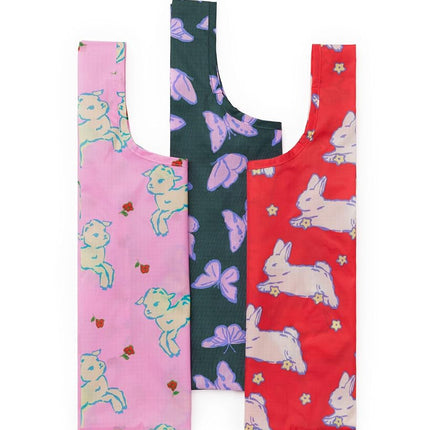 BAGGU Amazon Baby Set of 3, Spring Animals, One Si