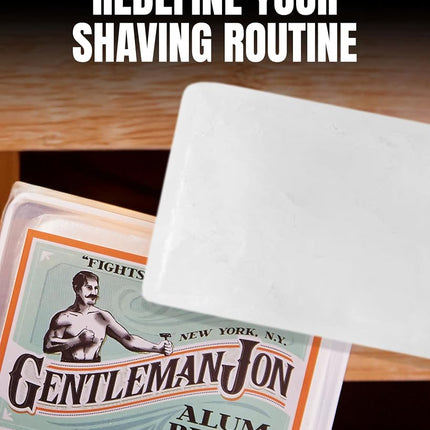 Gentleman Jon 100ml Alum Block in Plastic Case