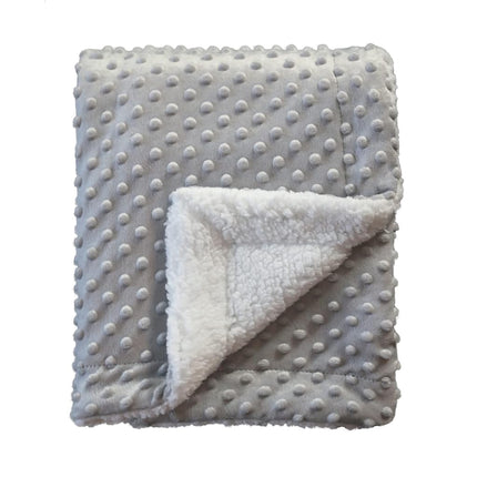 CREVENT Cozy Soft Warm Sherpa Baby Blanket for Inf
