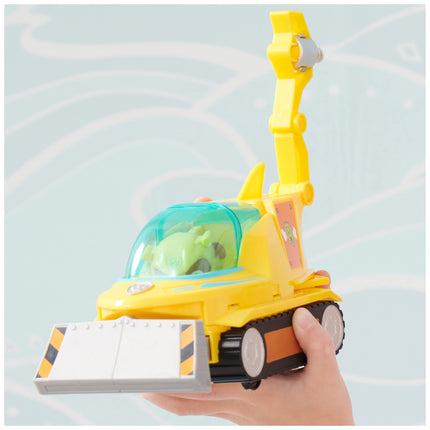 PAW Patrol Aqua Pups Rubble Transforming Hammerhead Shark Vehicle with Collectible Action Figure, Kids’ Toys for Ages 3 and up