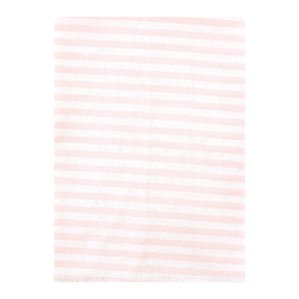 Hudson Baby Unisex Baby Cotton Flannel Burp Cloths Bundle, Pink Bows, One Size