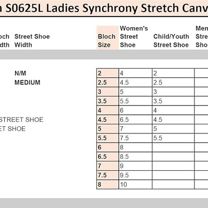 Bloch Women's Dance Synchrony Split Sole Stretch Canvas Ballet Slipper/Shoe, Pink, 2 Narrow