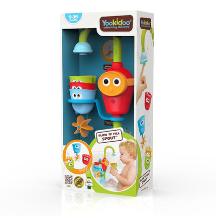 Yookidoo D40116 Flow N Fill Spout Bath Toy, Multicolor, 9-36 Months (Pack of 1)