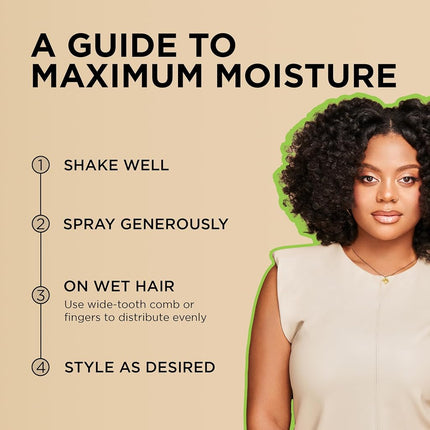 African Pride Moisture Miracle Coconut Milk & Honey Leave-In Conditioner - Refreshes & Softens Natural Coils & Curls, Hydrates & Shines Hair, 8 oz