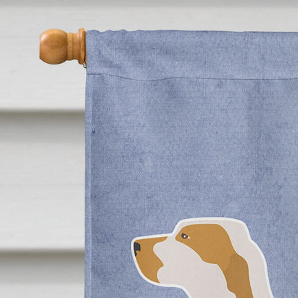 Caroline's Treasures BB8272CHF Ariege Pointer Welcome Flag Canvas House Size, House Size, multicolor