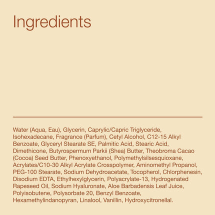 Bath & Body Works Crema Corporal Warm Vanilla Sugar, Hidratante de Máxima Hidratación con Manteca de Karité y Ácido Hialurónico para Piel Seca, Aroma a Azúcar Brillante y Vainilla Dulce, 8 oz - 1 Unidad