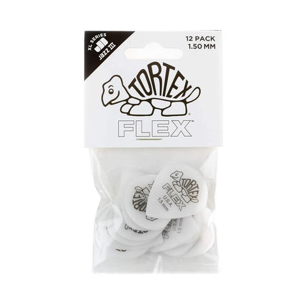 Jim Dunlop 466P1.50 Tortex Flex Jazz III Xl Picks, 1.5 mm, Set of 12 Pieces