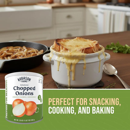 Augason Farms Dehydrated Chopped Onions #10 Can, 23 oz by Augason Farms