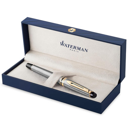 Waterman Expert Fountain Pen | Stainless Steel wit