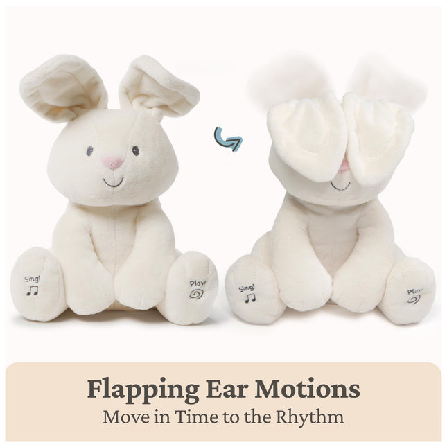GUND Flora The Animated Bunny Soft Toy, Multi-Colour, One Size