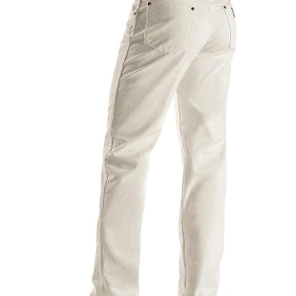 Wrangler Men's Original Fit Jean Jeans, White, 38W / 36L
