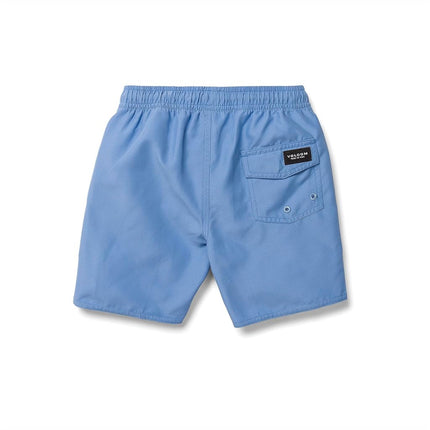 Short de bain Volcom Lido Solid pour garçon, vert électrique, très grand