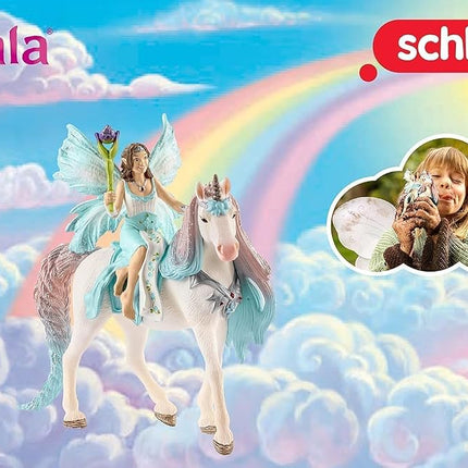 Schleich Bayala - 3Pc Fairy Eyela With Princess Unicorn - Kids 5+ | 70569