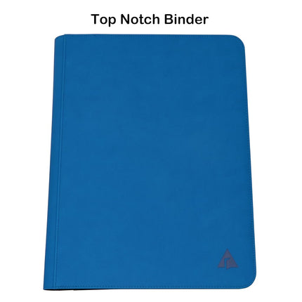 Rayvol Premium 16-Pocket Card Binder - Fits 1408 Trading Cards, Side Loading Ringless Card Collection Album for TCG -Seablue