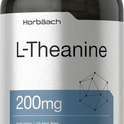 L Theanine 200mg | 400 Capsules | Value Size | Non
