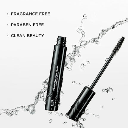 Splashproof Waterproof Mascara - 1356 Black by Lord and Berry for Women - 0.35 oz Mascara