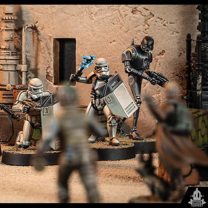 Atomic Mass Games Star Wars Legion Extension d'unité Escouade de Contrôle Anti-Émeute Impériale Jeu de société - 7 figurines