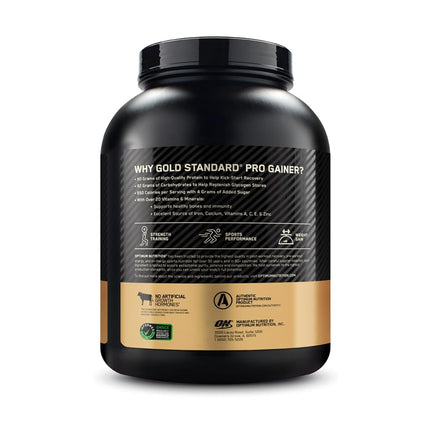 Optimum Nutrition GS Pro Vanilla Weight Gainer Protein Powder 2.31 kg - [packaging may vary]