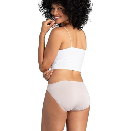 Fruit of the Loom Ropa interior de microfibra tipo bikini para mujer, paquete de 6, varios colores, 7