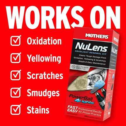 Mothers NuLens Headlight Renewal Kit - 236ml